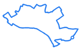 Route shape for Route 7 at Wednesbury DTC