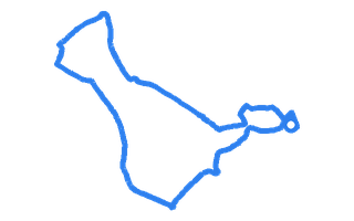 Route shape for Route 14 at Wednesbury DTC
