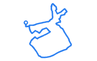 Route shape for Route 5 at Wellingborough DTC