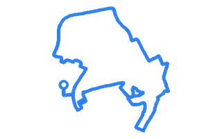 Route shape for Route 8 at Wellingborough DTC