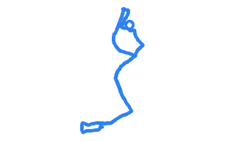 Route shape for Route 13 at Wellingborough DTC