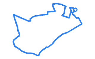 Route shape for Route 3 at West Wickham (London) DTC