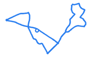 Route shape for Route 7 at West Wickham (London) DTC