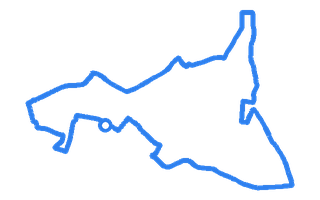 Route shape for Route 11 at West Wickham (London) DTC