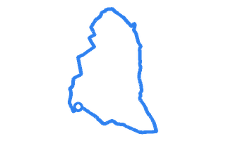 Route shape for Route 14 at West Wickham (London) DTC