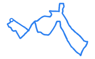 Route shape for Route 17 (NEW) at West Wickham (London) DTC
