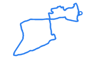 Route shape for Route 3 at Whitby DTC