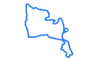 Route shape for Route 5 at Whitby DTC