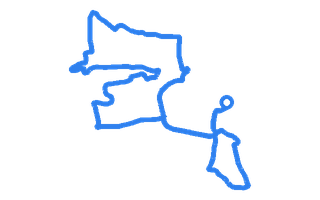Route shape for Route 8 at Whitby DTC