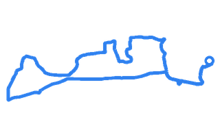 Route shape for Route 9 at Whitby DTC