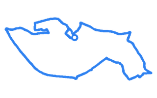 Route shape for Route 1 at Whitchurch DTC