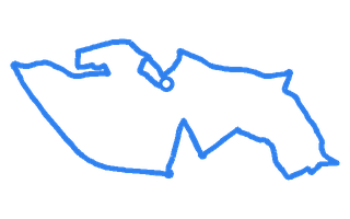 Route shape for Route 5 at Whitchurch DTC
