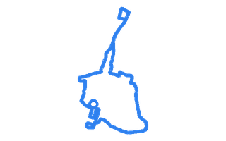 Route shape for Route 2 at Winchester DTC