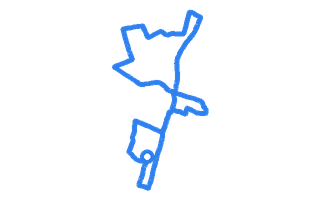 Route shape for Route 3 at Winchester DTC
