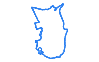 Route shape for Route 6 at Winchester DTC