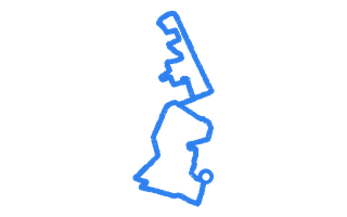 Route shape for Route 7 at Winchester DTC