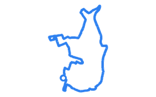 Route shape for Route 9 at Winchester DTC