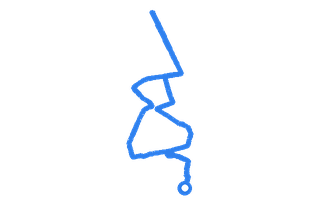 Route shape for Route 12 at Winchester DTC