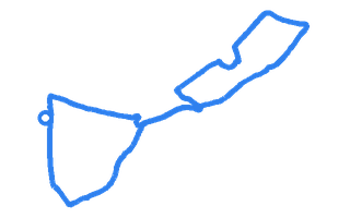 Route shape for Route 2 at Wolverhampton DTC