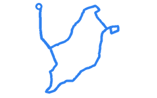 Route shape for Route 3 at Wolverhampton DTC