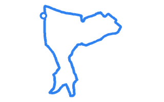 Route shape for Route 4 at Wolverhampton DTC