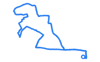Route shape for Route 6 at Wolverhampton DTC