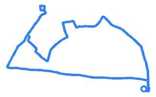 Route shape for Route 7 at Wolverhampton DTC