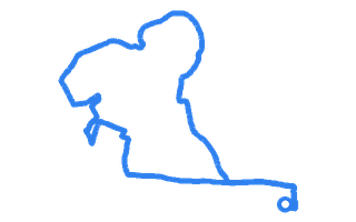 Route shape for Route 10 at Wolverhampton DTC