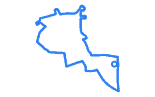 Route shape for Route 11 at Wolverhampton DTC