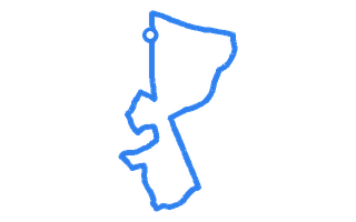 Route shape for Route 14 (NEW) at Wolverhampton DTC