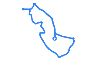 Route shape for Route 19 (NEW) at Wolverhampton DTC