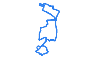 Route shape for Route 8 at Wood Green DTC