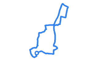 Route shape for Route 9 at Wood Green DTC