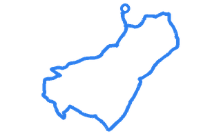 Route shape for Route 1 at Worcester DTC