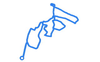 Route shape for Route 4 (NEW) at Workington DTC