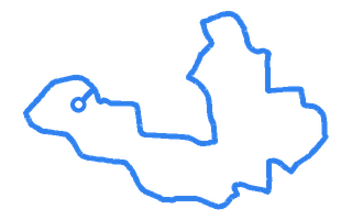 Route shape for Route 5 at Worksop DTC