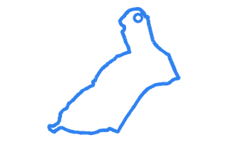 Route shape for Route 9 at Worksop DTC
