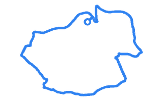 Route shape for Route 13 at Worksop DTC
