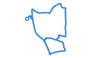 Route shape for Route 18 (NEW) at Worksop DTC