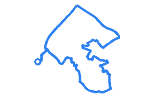 Route shape for Route 5 at Wrexham DTC