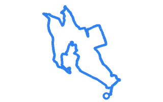 Route shape for Route 6 at Wrexham DTC