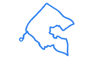 Route shape for Route 7 at Wrexham DTC