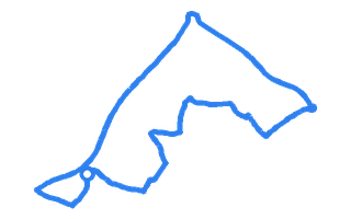 Route shape for Route 9 at Wrexham DTC