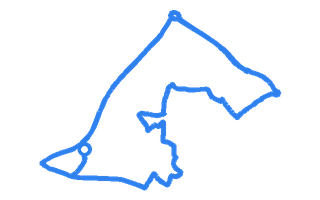 Route shape for Route 12 at Wrexham DTC
