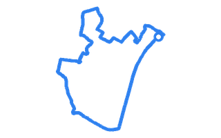 Route shape for Route 6 at Yeading (London) DTC
