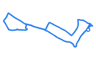 Route shape for Route 10 at Yeading (London) DTC