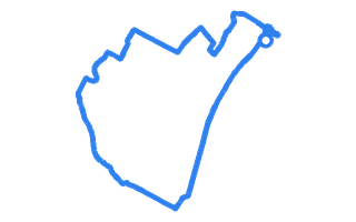 Route shape for Route 12 at Yeading (London) DTC