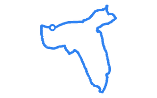 Route shape for Route 3 at Yeovil DTC