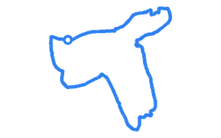 Route shape for Route 4 at Yeovil DTC