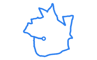 Route shape for Route 11 at Yeovil DTC